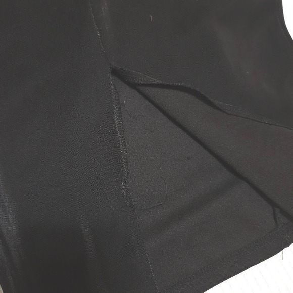 Windsor Black Bodycon Midi Dress Spaghetti Strap Zipper Back Style PD70559BW - Picture 6 of 8